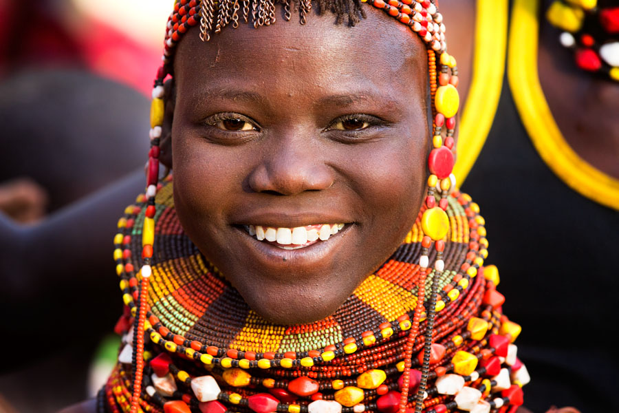 101a. Girl from the Turkana tribe   Kenya